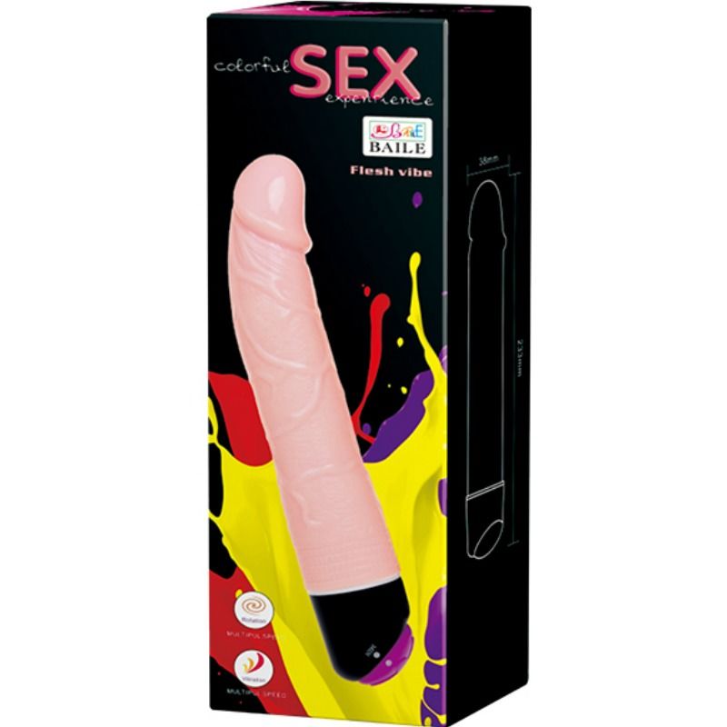 DANCE - COLORFUL SEXUAL VIBRATION AND ROTATION 24 CM