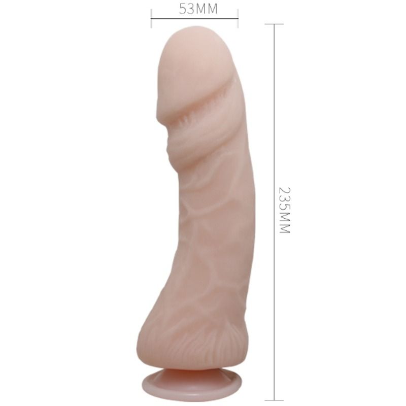 BAILE - THE BIG PENIS DILDO WITH NATURAL VIBRATING 23.5 CM