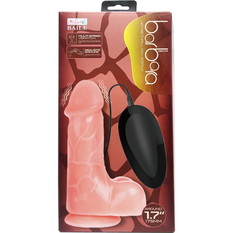 BAILE - BARBARA NATURAL REALISTIC VIBRATOR 21 CM