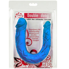 DANCE - DOUBLE DONG BLUE DOUBLE DILDO