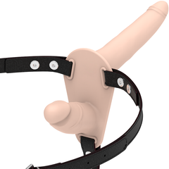 FETISH SUBMISSIVE HARNESS - DOUBLE FLESH PENETRATION