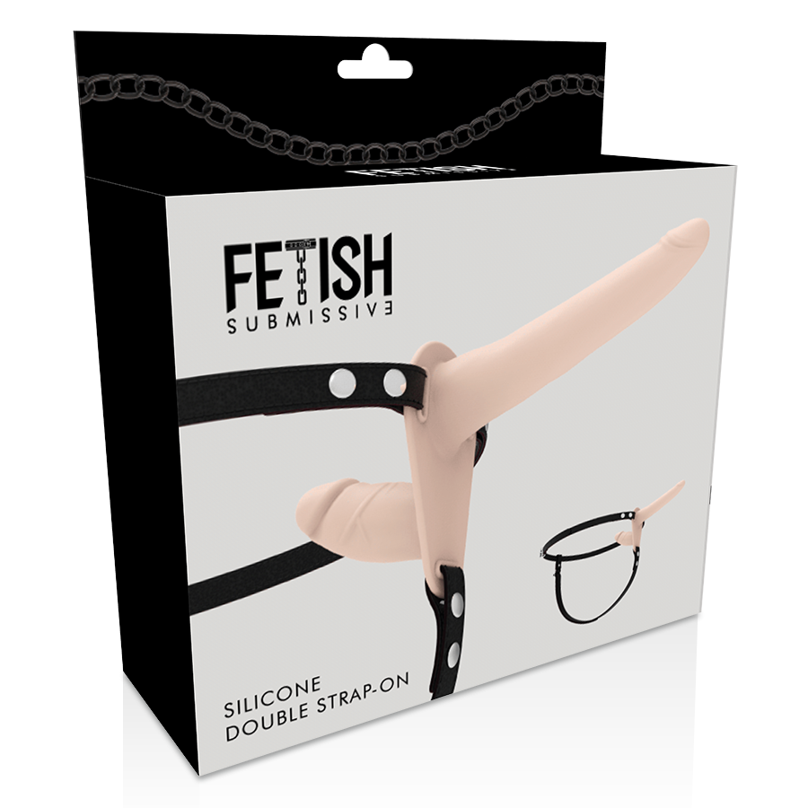 FETISH SUBMISSIVE HARNESS - DOUBLE FLESH PENETRATION