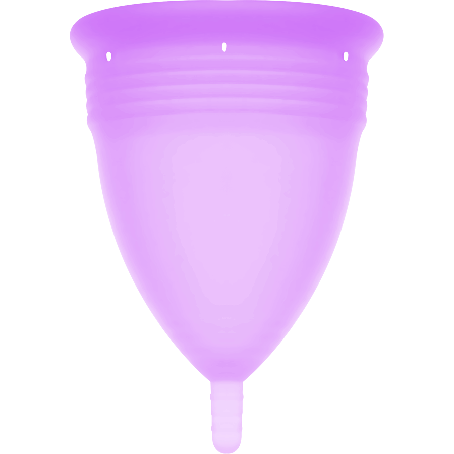 STERCUP - FDA PURPLE SILICONE MENSTRUAL CUP - SIZE L