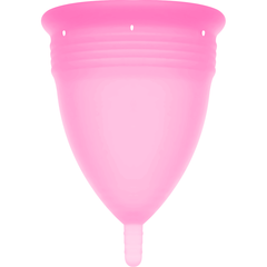 STERCUP - COPO MENSTRUAL DE SILICONE FDA ROSA - TAMANHO S