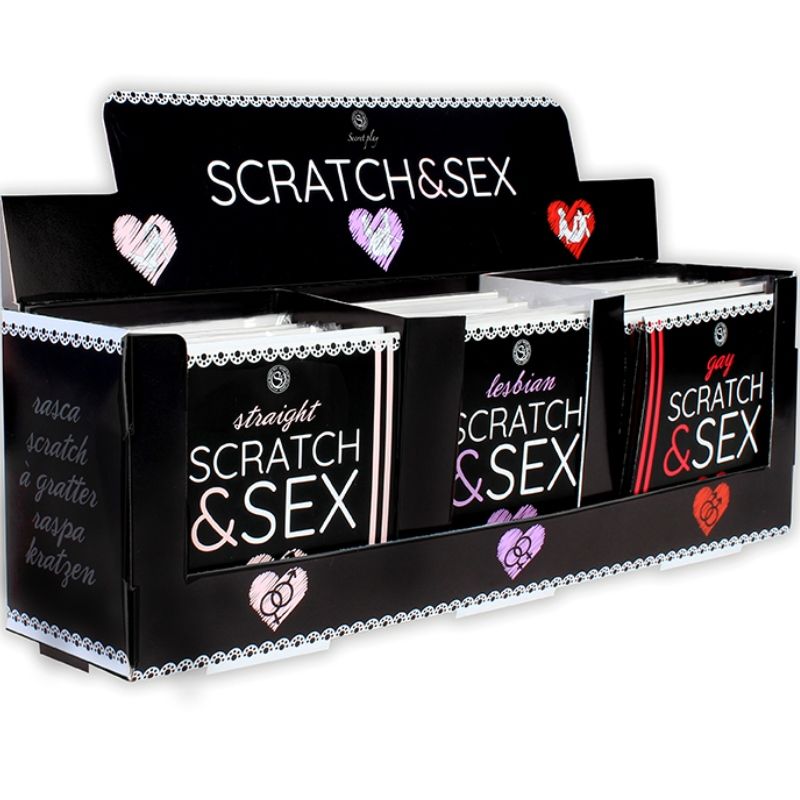 SECRETPLAY - DISPLAY + SCRATCH &amp; SEX POSTURES (ES/EN/FR/PT/DE)