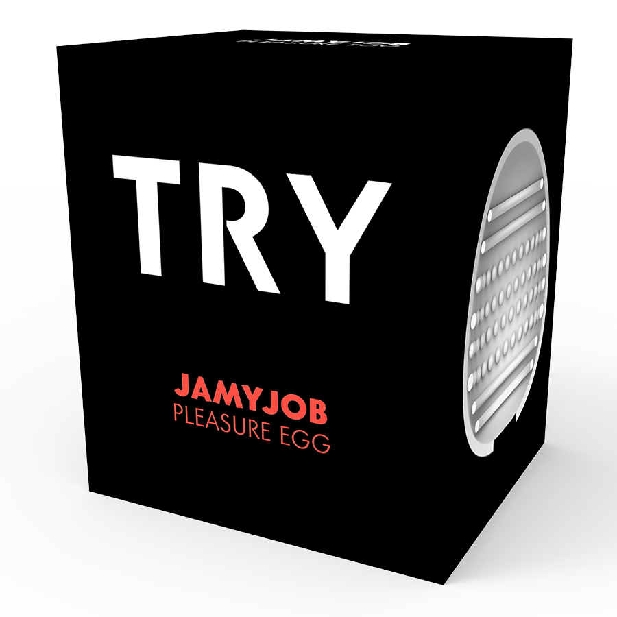 JAMYJOB - DISCRETE BLACK EGG MASTURBATOR