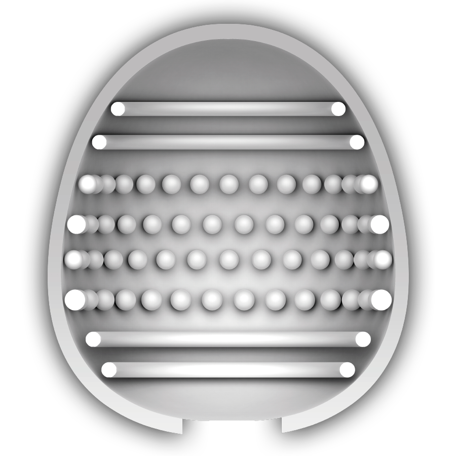JAMYJOB - DISCRETE BLACK EGG MASTURBATOR