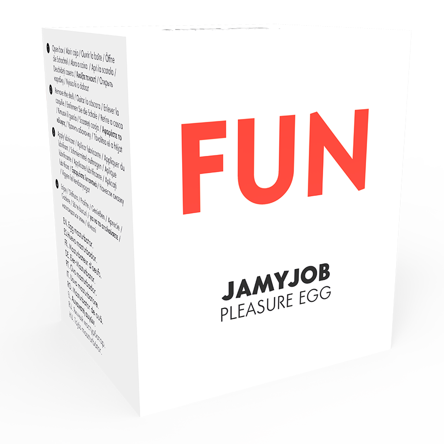 JAMYJOB - DISCRETT RED EDITION EGG MASTURBATOR