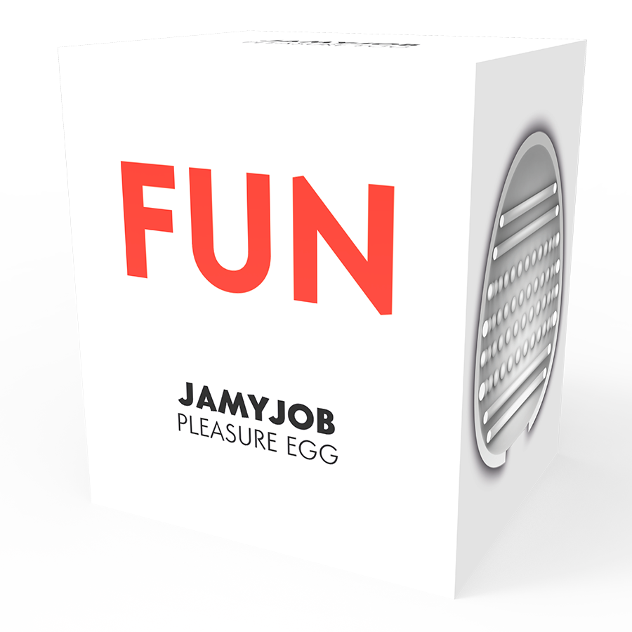 JAMYJOB - DISCRETT RED EDITION EGG MASTURBATOR