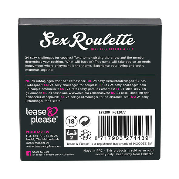TEASE &amp; PLEASE - SEX, LOVE AND MARRIAGE ROULETTE