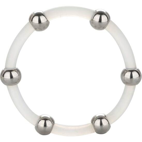 CALEXOTICS - SILICONE RING WITH XL STEEL BITS