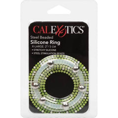 CALEXOTICS - SILICONE RING WITH XL STEEL BITS