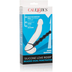 CALEXOTICS - BEADED DOUBLE PENETRATOR BLACK
