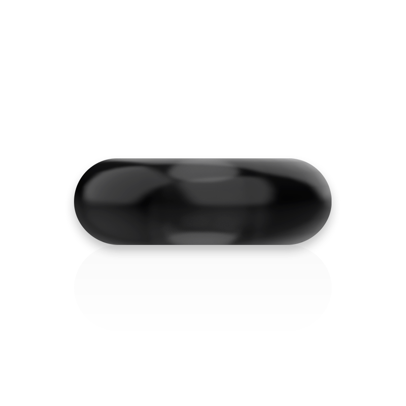 POWERING - SUPER FLEXIBLE AND RESISTANT PENIS RING 3.5 CM BLACK