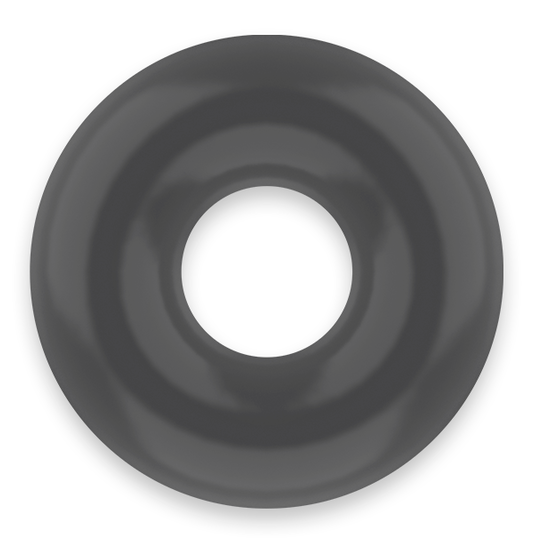 POWERING - SUPER FLEXIBLE AND RESISTANT PENIS RING 3.5 CM BLACK