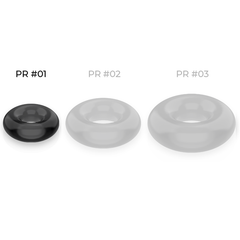 POWERING - SUPER FLEXIBLE AND RESISTANT PENIS RING 3.5 CM BLACK