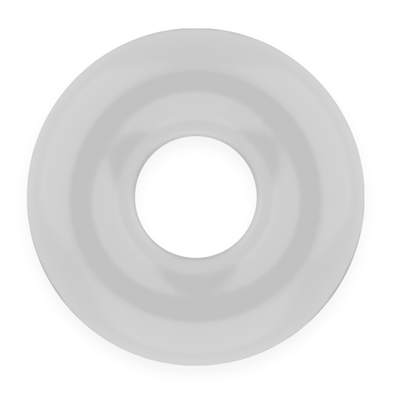 POWERING - SUPER FLEXIBLE AND RESISTANT PENIS RING 3.5CM TRANSPARENT
