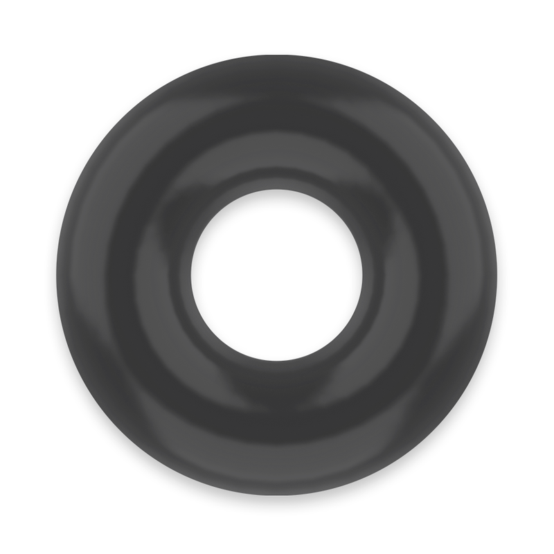 POWERING - SUPER FLEXIBLE AND RESISTANT PENIS RING 4.5 CM BLACK