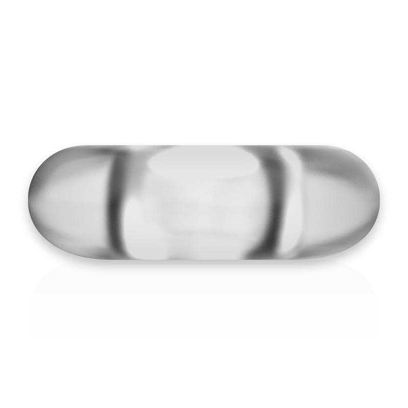 POWERING - SUPER FLEXIBLE AND RESISTANT PENIS RING 4.5CM TRANSPARENT
