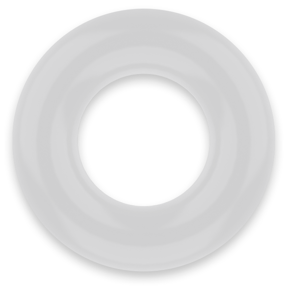 POWERING - SUPER FLEXIBLE AND RESISTANT PENIS RING 3.8CM PR04 TRANSPARENT