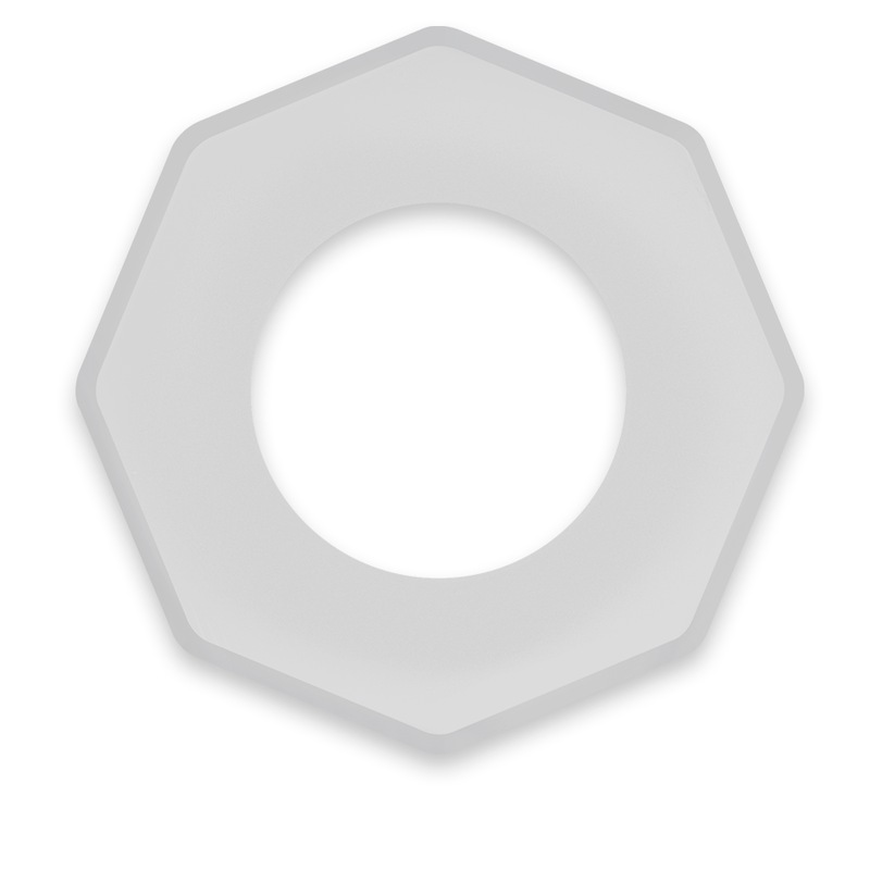POWERING - SUPER FLEXIBLE AND RESISTANT PENIS RING 5CM PR10 TRANSPARENT