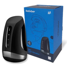 SATISFYER - MEN MASTURBATOR HEAT VIBRATOR