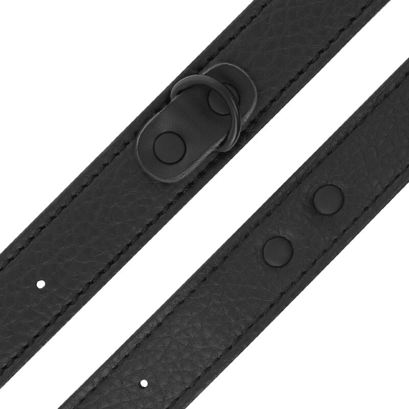 DARKNESS - FINE AND WIDE TEXTURED HANDCUFFS