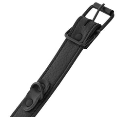 DARKNESS - FINE AND WIDE TEXTURED HANDCUFFS
