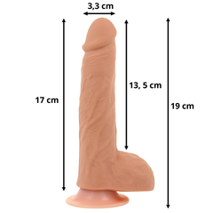 OHMAMA - UP AND DOWN DILDO WITH HEAT FUNCTION AND REMOTE CONTROL