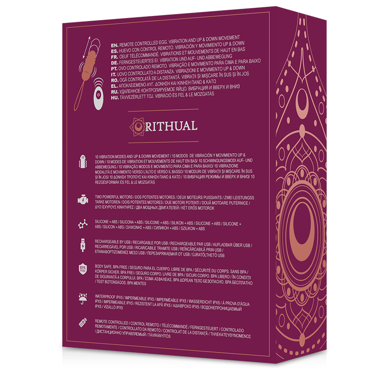 RITHUAL - REVA EGG UP &amp; DOWN REMOTE CONTROL SYSTEM + VIBRATION
