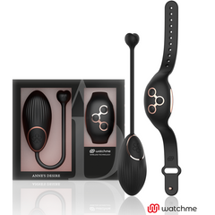 ANNE'S DESIRE - EGG TECHNOLOGY REMOTE CONTROL WATCHME BLACK/GOLD