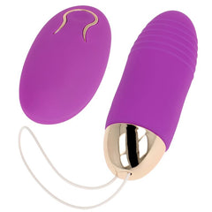 OHMAMA - VIBRATING EGG WITH REMOTE CONTROL 10 SPEEDS PURPLE