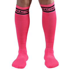MACHO - MEIAS COMPRIDAS TAMANHO ÚNICO VERMELHO