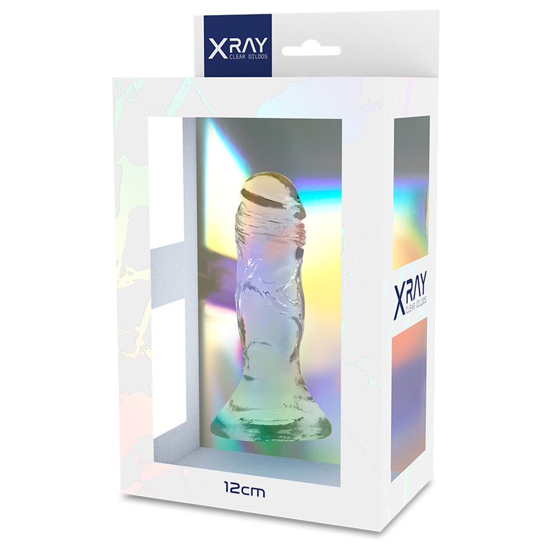 X RAY - HARNESS + TRANSPARENT DILDO 12 CM -O- 2.6 CM